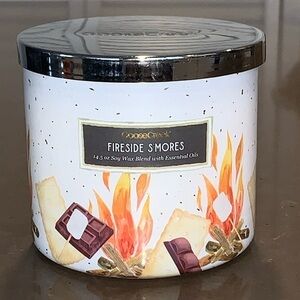 Brand New Goose Creek Fireside S’mores 3 Wick Candle 14.5 oz
